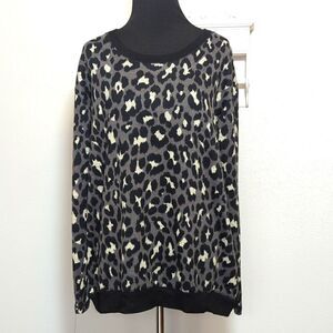 Alexander Jordan leopard print sweatshirt